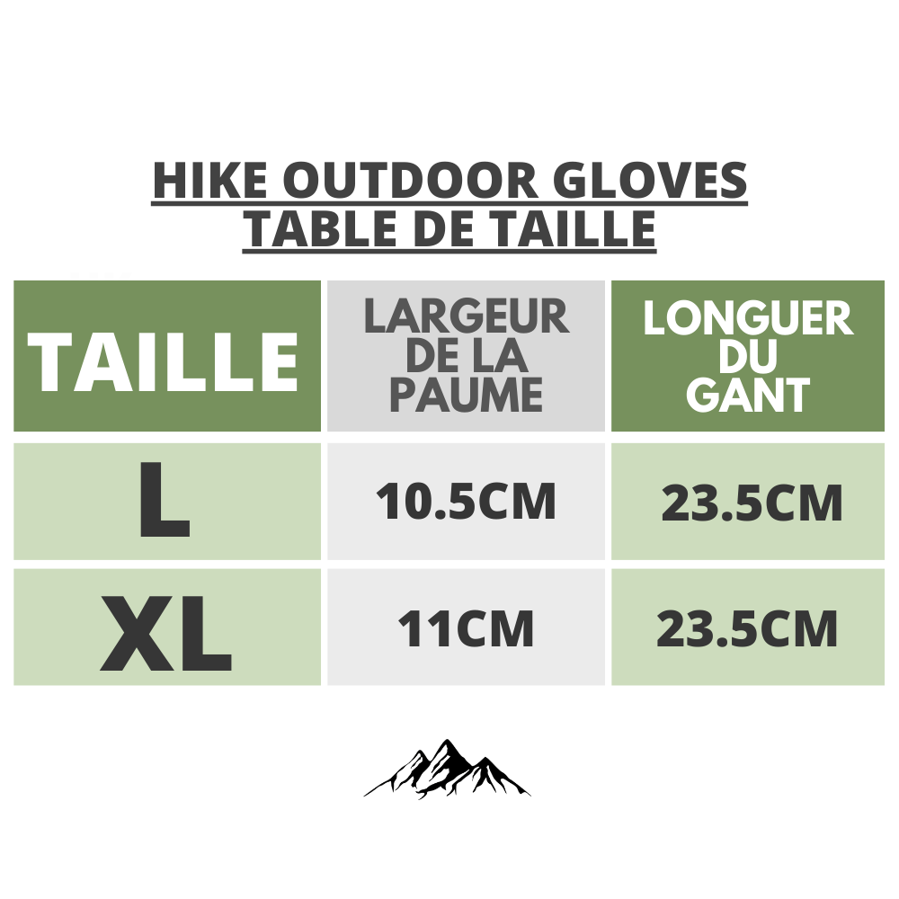 HIKE Outdoor Gloves - Gants d'extérieur coupe-vent à écran tactile