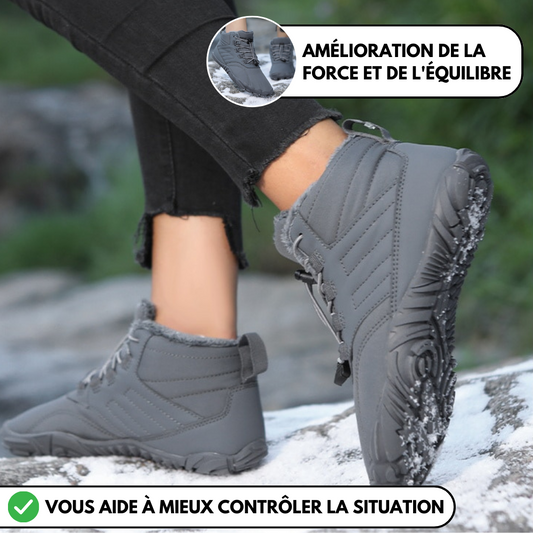 Caspar Pro Flex - Chaussure pieds nus antidérapante et universelle pour l'hiver
