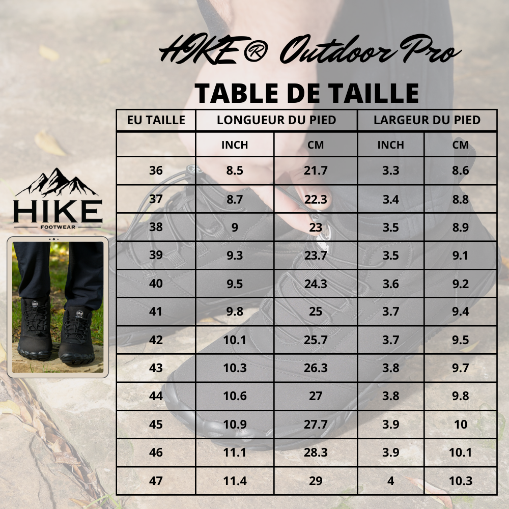 HIKE® Outdoor Pro - Chaussures pieds nus antidérapantes et imperméables (Unisexe)
