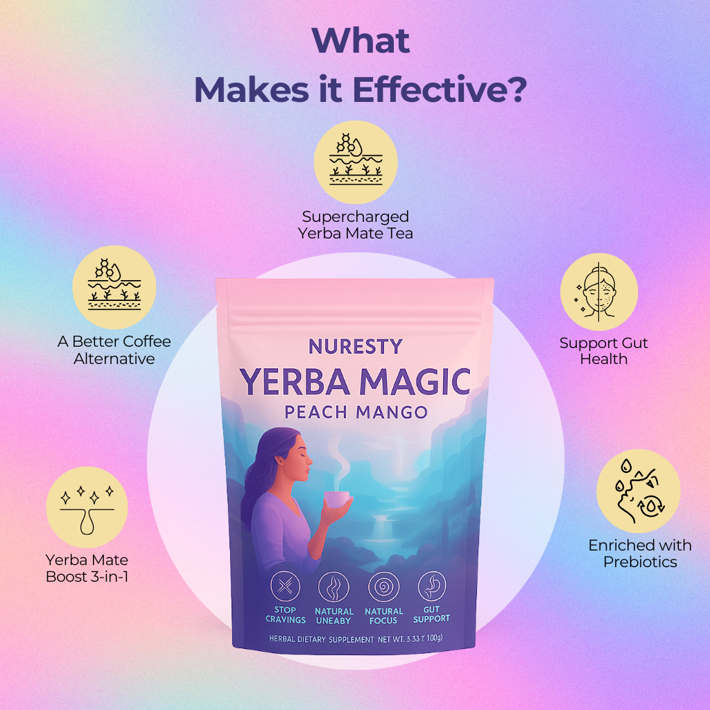 Yerba Mate Instant Tea - Calm Your Cravings, Wake Up Your Body