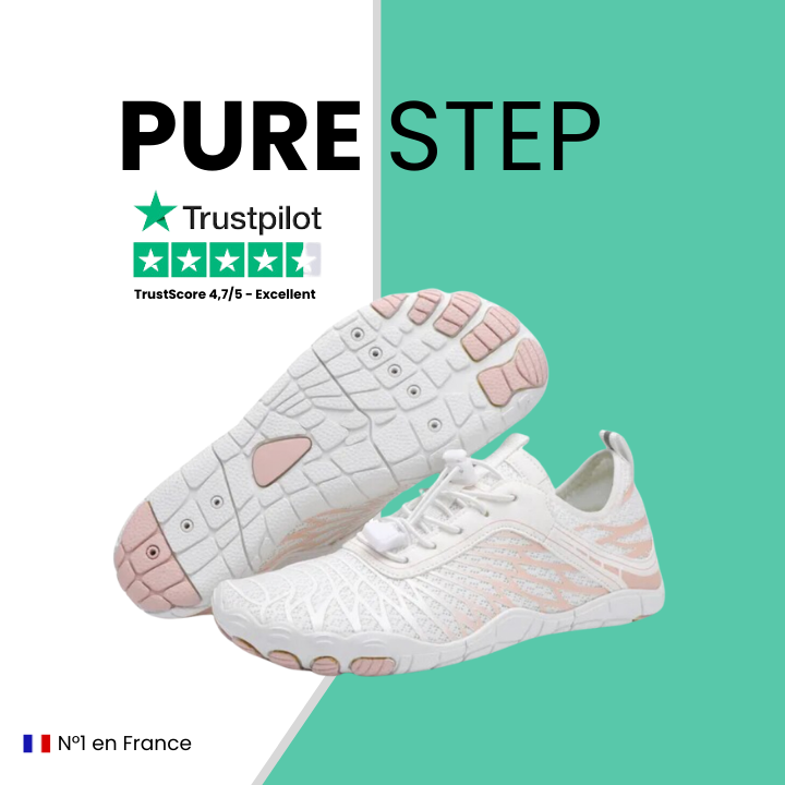 Pure Step – Soulage la neuropathie et réduit les douleurs inflammatoires des pieds.