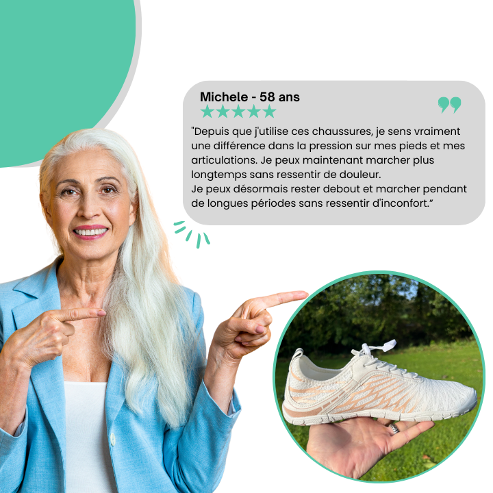 Pure Step – Soulage la neuropathie et réduit les douleurs inflammatoires des pieds.