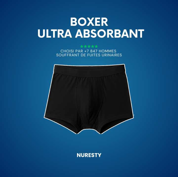 Boxer d'incontinence Ultra-absorbant