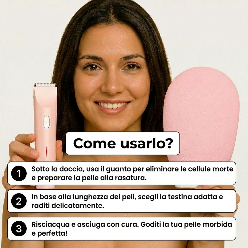 Rasoio 2 in 1 per bikini e corpo Nuresty™