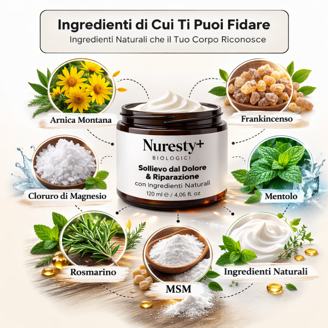 Lozione Sollievo dal Dolore & Riparazione Nuresty+