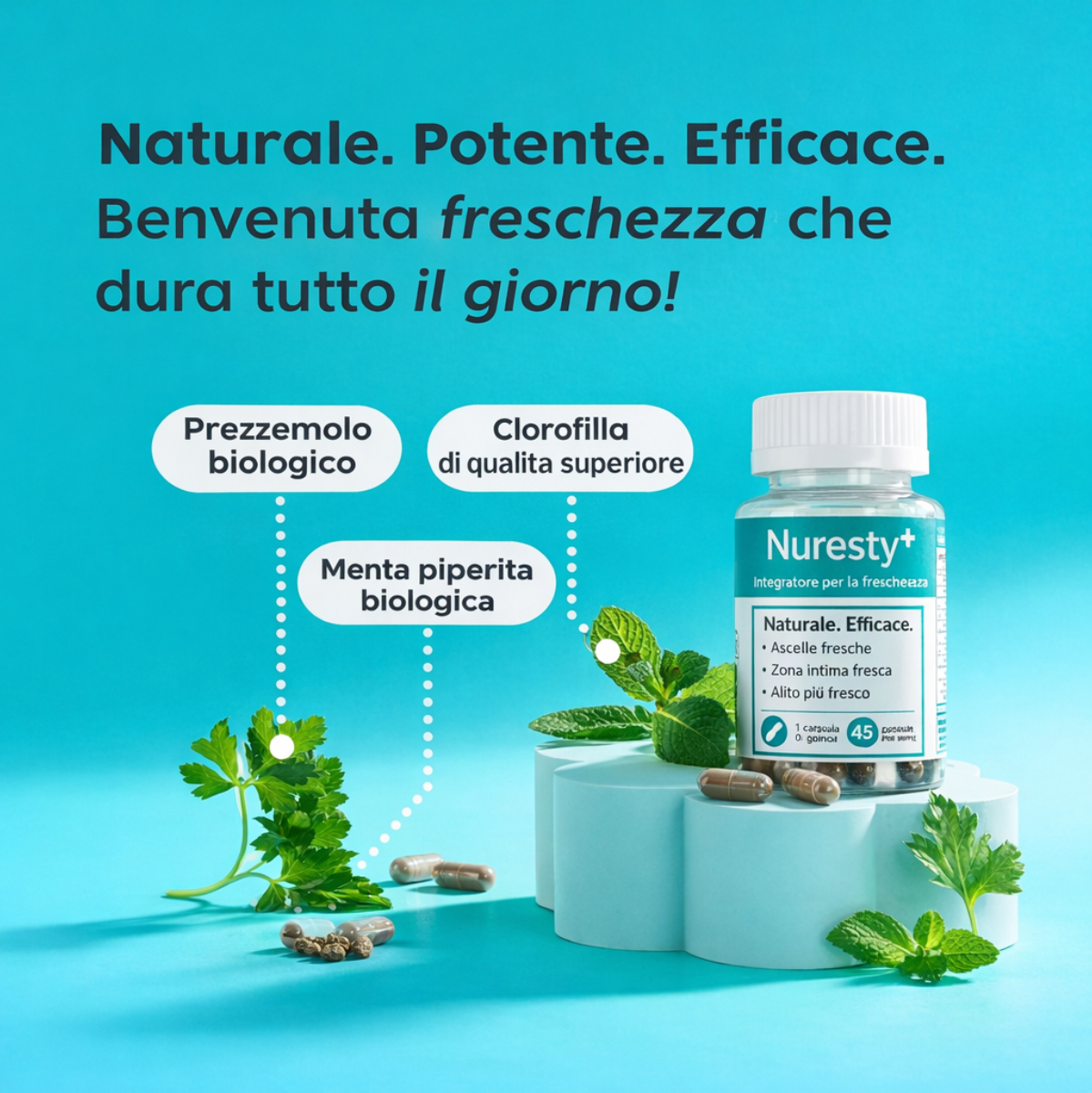 DEOS Nuresty+ | INTEGRATORE ANTI-ODORE