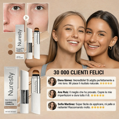 Foundation adattiva – Incarnato perfetto, naturale e luminoso