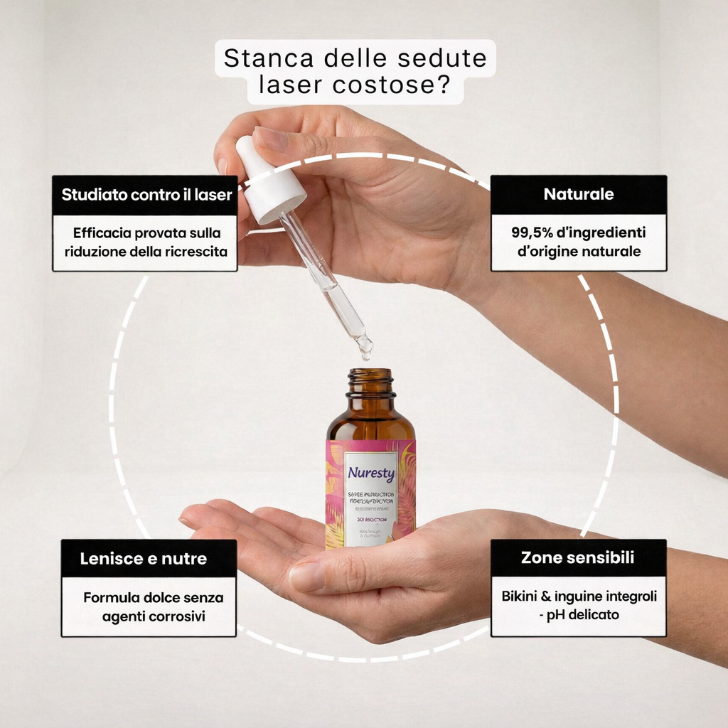 Siero Anti-Ricrescita — L’Alternativa al Laser