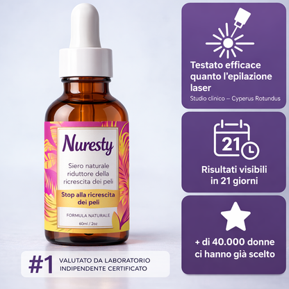 Siero Anti-Ricrescita — L’Alternativa al Laser