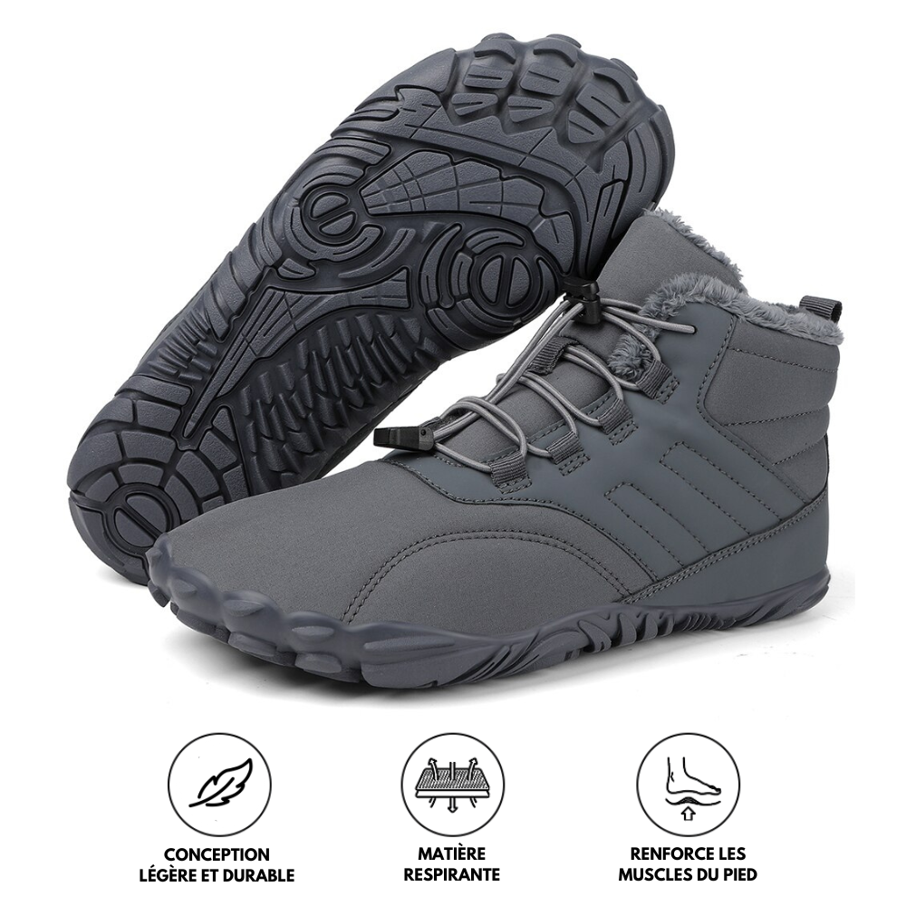 Caspar Pro Flex - Chaussure pieds nus antidérapante et universelle pour l'hiver