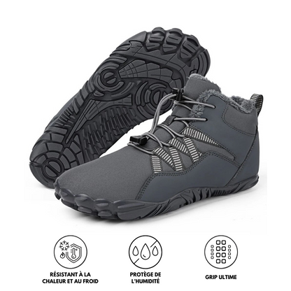 Carter Elite - Chaussure pieds nus antidérapante et universelle pour l'hiver