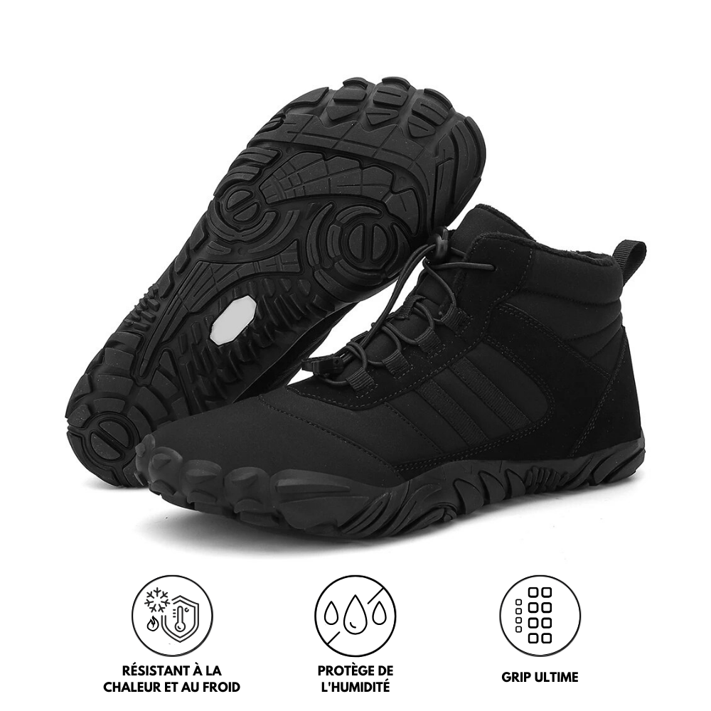 Kasdava Pro - Chaussures d'hiver pieds nus antidérapantes et universelles (unisexe)