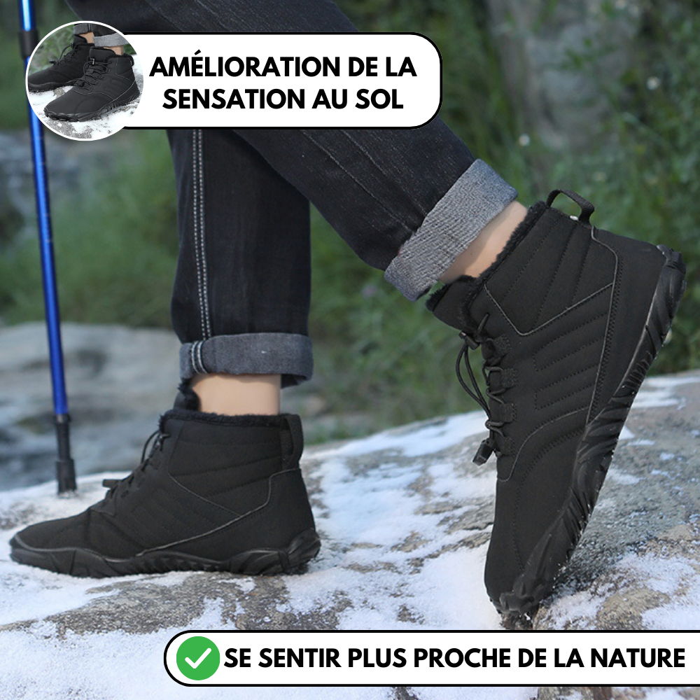 Caspar Pro Flex - Chaussure pieds nus antidérapante et universelle pour l'hiver