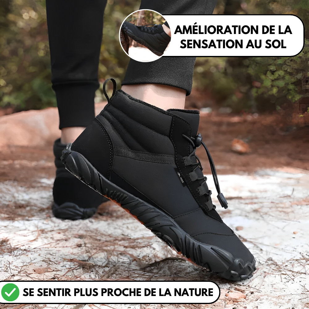 Evian Master - Non-slip, universal barefoot shoe for winter