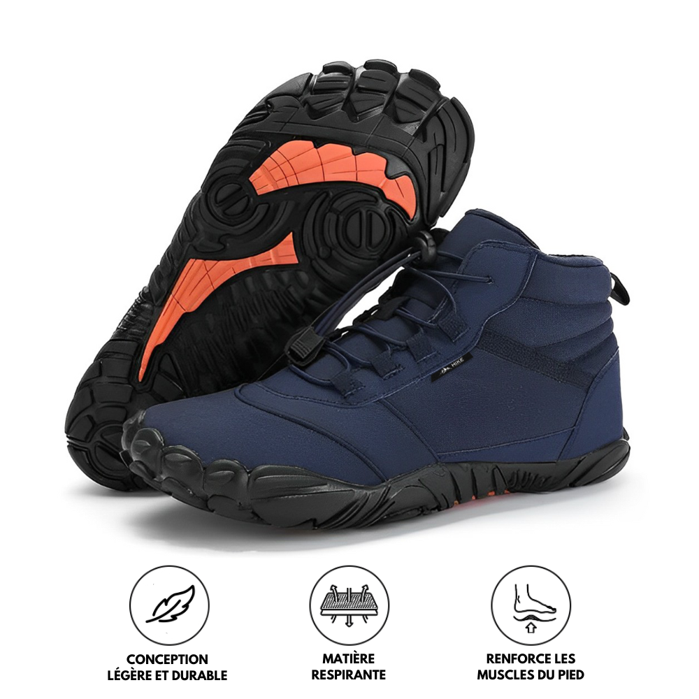 Evian Master - Non-slip, universal barefoot shoe for winter