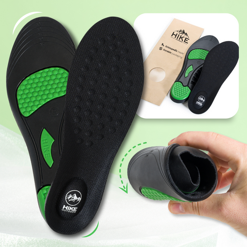 HIKE®  Orthopédiques Semelles - Semelles antidouleur et amortisseurs de chocs