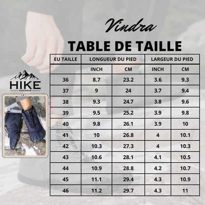 Vindra Flex - Chaussure pieds nus antidérapante et universelle pour l'hiver