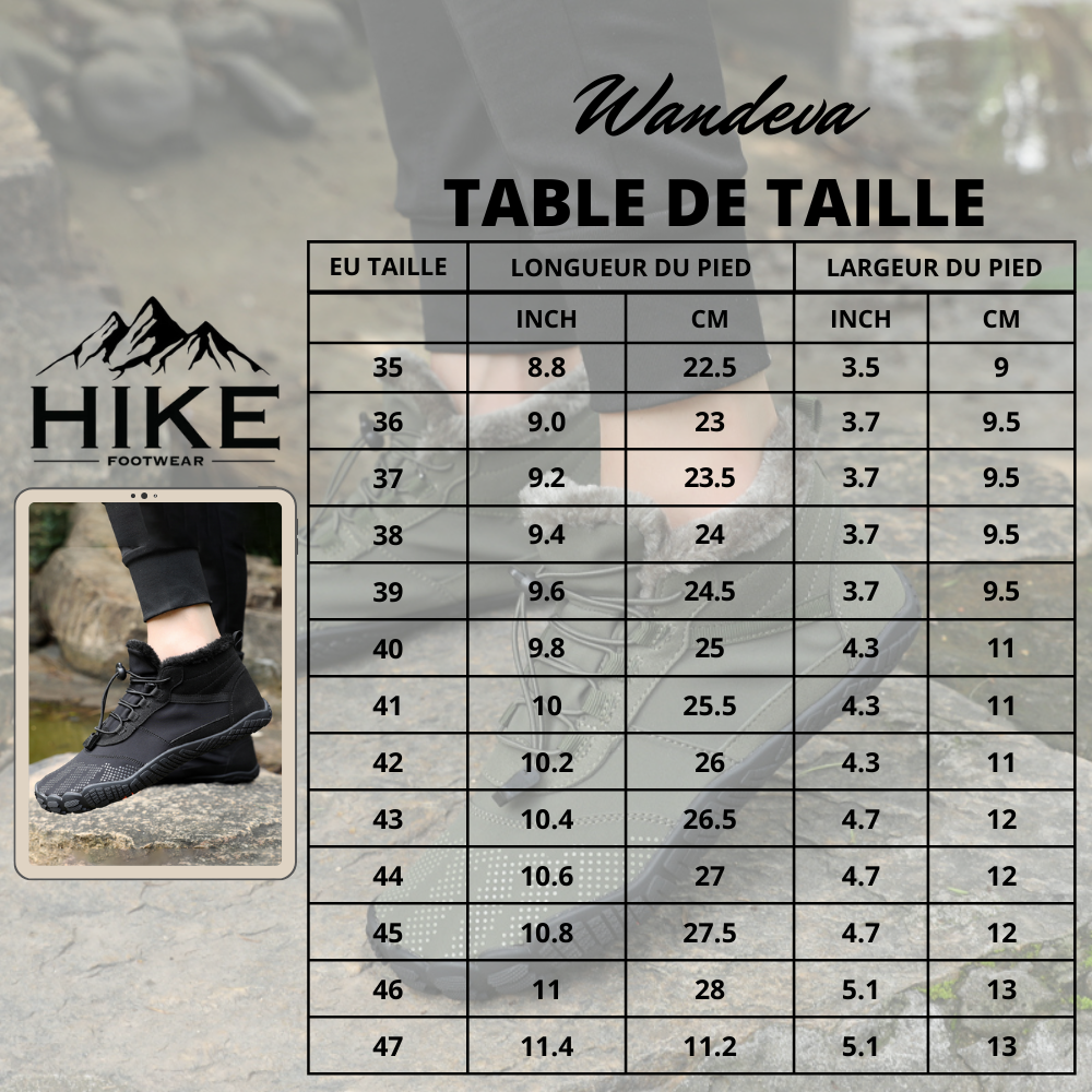 Wandeva Flex - Non-slip, universal winter barefoot shoe