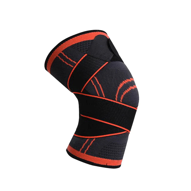 ArthroEase - Bandage de compression avec sangles élastiques pour le soutien du genou