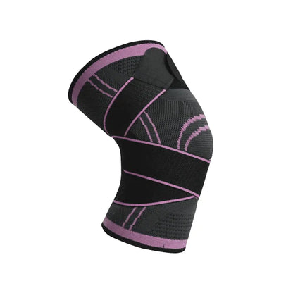 ArthroEase - Bandage de compression avec sangles élastiques pour le soutien du genou