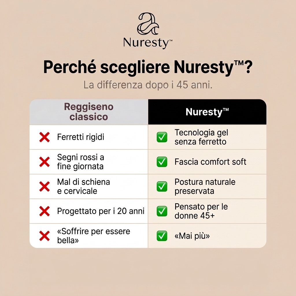 Il Reggiseno Gel Lift 3D Nuresty™