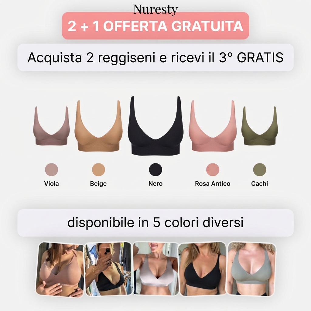 Reggiseno Comfort senza cuciture e senza ferretto