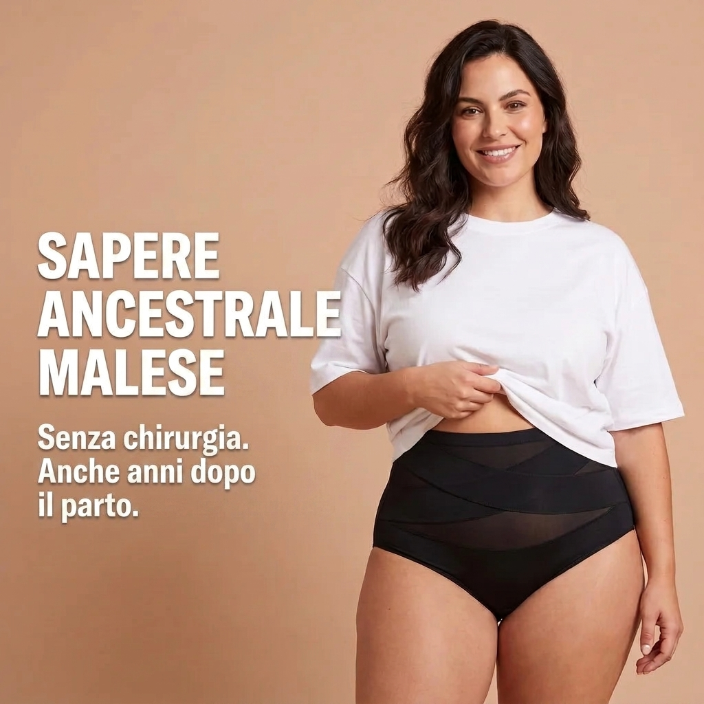 Sapere ancestrale malese — senza chirurgia, anche anni dopo il parto